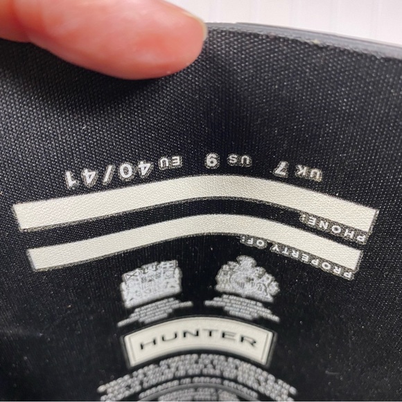 Hunter Original Tall Black Matte Boots - Picture 14 of 14